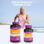 Prati Donaduzzi Vitamin E 300 Softgel 400 IU (180 mg dl-Alpha) – Supplement for Support Against Free Radicals – Extended Supply for 300 Daily Wellness