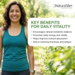 NaturalSlim Metabolic Vitamins - Combination of High Potency Multivitamins, Minerals, B Complex, Msm, & Digestive Formula Supplements for Men & Women - Energy & Metabolism Support - Capsule,1 Pack