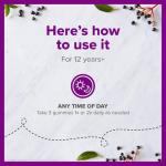 Zarbee’s Elderberry Gummies Daily Immune Support Supplement with Vitamins A C D E & Zinc, Black Elderberry Extract, Natural Berry Flavor, Vegetarian, Gelatin-Free, 60 Count