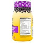 Zarbee’s Elderberry Gummies Daily Immune Support Supplement with Vitamins A C D E & Zinc, Black Elderberry Extract, Natural Berry Flavor, Vegetarian, Gelatin-Free, 60 Count