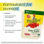 MegaFood Multivitamin for Women, One Daily Multivitamins, Soft Chews with Folate, Methylated B12, Vitamin B6, Biotin, Vitamin D3, C & A - Mixed Berry Flavor - Vegetarian, Non-GMO - 30 Chews
