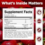 Vitamatic Sugar Free Vitamin A 25000 IU Gummies (Retinyl Palmitate) - Natural Strawberry Flavor - 120 Pectin Based Gummies (1 Bottle)