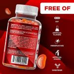 Vitamatic Sugar Free Vitamin A 25000 IU Gummies (Retinyl Palmitate) - Natural Strawberry Flavor - 120 Pectin Based Gummies (1 Bottle)