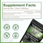 Go Nutra Siberian Ginseng - Eleuthero Root Powder | 4:1 Extract 4X Times Stronger | Supports Energy & Stamina | Natural & Adaptogenic | Eleutherococcus Senticosus | Non-GMO | 1lb (16 Ounce)
