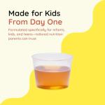 CHILDLIFE ESSENTIALS Liquid Vitamin C - Pure Vitamin C Liquid Supplement for Kids, Immune System Support, Great Taste - Natural Orange Flavor, 4 Fl Oz (Pack of 3)