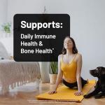 NatureWise Vitamin D3 1000IU + K2 (MK7) 100mcg with Organic Extra Virgin Coconut Oil - Supports Calcium Absorption, Bone & Immune Health - Non-GMO, Soy & Gluten-Free - 90 Softgels[3-Month Supply]