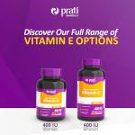 Prati Donaduzzi Vitamin E 300 Softgel 400 IU (180 mg dl-Alpha) – Supplement for Support Against Free Radicals – Extended Supply for 300 Daily Wellness