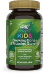Nature’s Way Kids Growing Bones & Muscles, Calcium & Vitamin D, Ages 2+ Wildberry Flavor, 60 Gummies