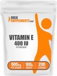 BulkSupplements.com Vitamin E 400 IU Powder - as D-Alpha Tocopherol, Nutritional Supplements - Gluten Free, 500mg per Serving, 100g (3.5 oz) (Pack of 1)
