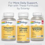 SOLARAY Vitamin C Supplement 1000mg with Bioflavonoids Concentrate - Vitamin C Capsules w/ Rose Hips & Acerola, Heart Health & Immune Support for Men & Women, 1000 mg per Serving, Vegan - 100 Veg Caps