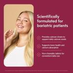 Bariatric Advantage Non Chewable Calcium Citrate 600 mg Calcium - for Bariatric Surgery Patients - Vitamin D3 - Mineral Supplements - 180 Tablets