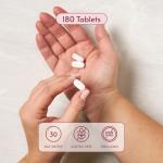 Bariatric Advantage Non Chewable Calcium Citrate 600 mg Calcium - for Bariatric Surgery Patients - Vitamin D3 - Mineral Supplements - 180 Tablets