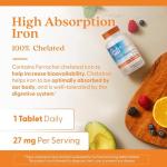 Doctor's Best Iron 27mg, 120 Tablets