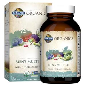 Garden of Life Whole Food Multivitamin for Men 40+