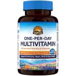 Vitalitown Multivitamin for Women & Men, with Iron, Zinc, Vitamin D3, A, C, B, E, 19 Key Nutrients, One Per Day, for Energy, Immune, Brain, Heart Support, 120 Tablets