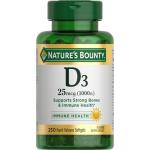 Nature's Bounty Vitamin D 1000 IU Softgels 250