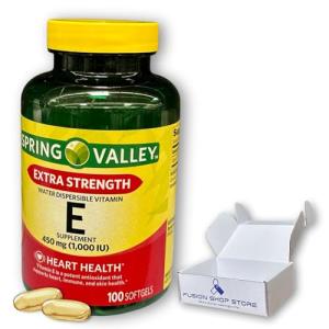 Vitamin E- 1000 iu softgels 100ct (Pack of 1), Boxed by Fusion Shop Store