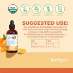 MaryRuth Organics Organic Vitamin C Supplement | Liquid Vitamin C Liquid Drops for Adults & Kids | Immune Support Supplement for Overall Health | Vegan | Non-GMO | Gluten Free | 4 Fl Oz