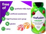 Vitafusion Calcium, Gummy JKHyWW Vitamins for Adults, 500 mg, 100 Count (Pack of 2)
