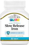 21st Century Slow Release Iron Tablets, 60 Count (Pack of 3)