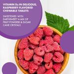 Bluebonnet Nutrition Earth Sweet Vitamin D3 2000 IU Chewable Tablets, Aids in Muscle and Skeletal Growth, D3, Non GMO, Gluten, Free, Soy Free, Milk Free, Kosher, 90 Chewable Tablets, Raspberry Flavor