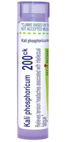 Boiron Kali Phosphoricum 200CK, Homeopathic Medicine for Headache, White, 80 Count