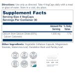 Solaray Calcium Citrate 1,000 mg VegCaps 120 Count