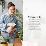 Global Healing Organic Vitamin E Liquid Drops 40 mg - Natural D-Alpha Tocopherol 15% α-tocopherol - Vegan Liquid Vitamin E Oil Oral Supplement for Skin - Low Dose Liposomal Vitamin (2 Oz)