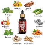 Clean Nutra Berberine with Ceylon Cinnamon Supplement Liquid Drops + Bitter Melon Extract, Glucomannan, Gymnema, Chromium, Turmeric, Organic Panax Ginseng, Moringa GLP-1 Support