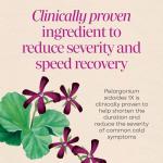 Nature's Way Cold + Flu Relief FastActives, Umcka, Homeopathic, Fever*, Sore Throat, Cough, Congestion, Phenylephrine Free, Non-Drowsy, Berry Flavored, 10 Packets (Packaging May Vary)