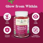 Natures Craft Vitamin E Gummies for Skin Care - High-Potency Vitamin E 400 IU Skin Supplement - Delicious & Easy-to-Take Supplement Promote Health Immune Support & Cellular Protection 90 Count