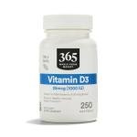 365 by Whole Foods Market, Vitamin D3 1000 IU, 250 Count