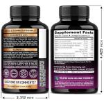 Iron Supplement for Women - Iron 65mg (Ferrous Sulfate 325mg) - Stomach Friendly | Slow Release Iron | High Absorption - Vitamins C, D3, B6, B12 & Folate - Iron Level & Energy Support - 120 Capsules