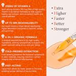 OASIS FORCE 6 in 1 Vitamin A Liquid Drops with Lutein & Zeaxanthin, Vita A Retinyl Palmitate for Skin, Vision & Immune Support, Adults & Kids Ages 6+, Vegan, Non-GMO, 2 Fl Oz