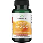 Swanson Natural Vitamin E Heart Health and Tissue Protection Supplement for Adults Seeking Antioxidant Support - 200 IU (134.2 mg) (250 Softgels)