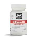 365 by Whole Foods Market, Vitamin D3 2000 IU, 250 ct