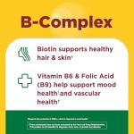 Nature Made Vitamin B Complex Gummies, 5 B Vitamins for Energy and Brain Support, 60 Pectin Based Gummies, 60 Day Supply