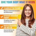 Kayseari Full Spectrum of Tocotrienols Supplement 1200mg- Tocotrienol Vitamin E Liquid,Tocopherol-Free - Superior Antioxidant Blend - Higher Absorption - 2 fl oz,30 Servings