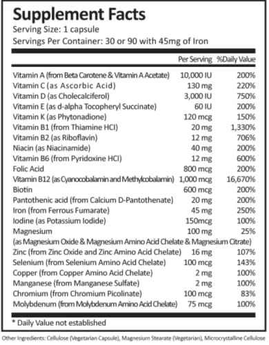 ProCare Health Bariatric Multivitamin Capsules - 90 Count