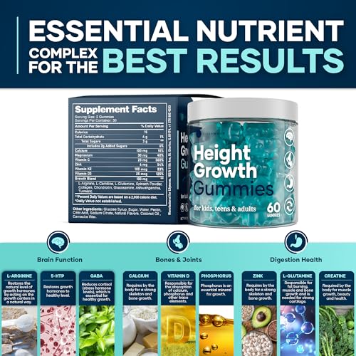 Height Growth Gummies for Adults and Kids