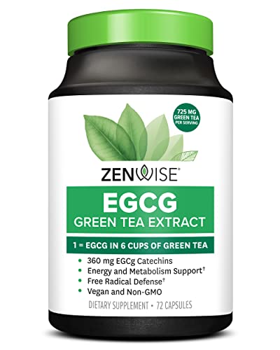 EGCG Green Tea Extract with Vitamin C – Vegan & Non-GMO