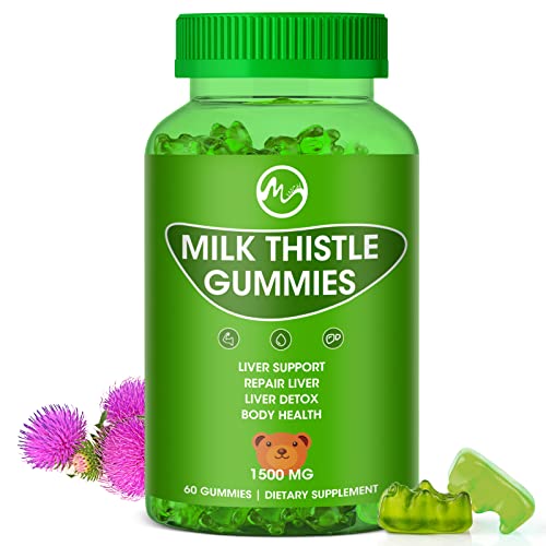 Organic Milk Thistle Liver Detox Gummies - 60ct