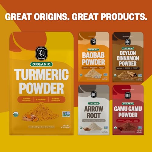 Lab Tested Organic Turmeric Root Powder with Curcumin