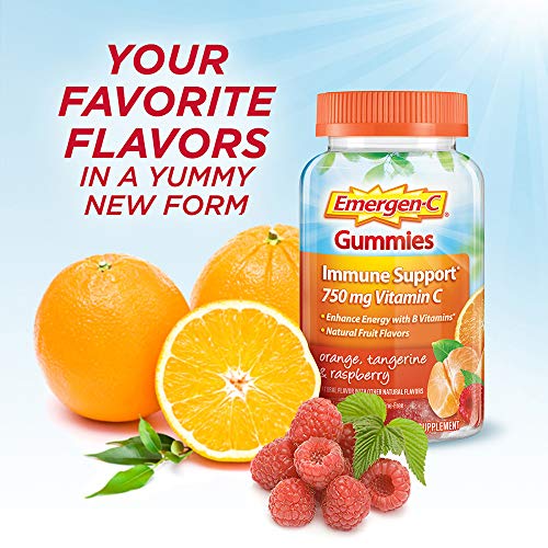 Emergen-C Adult Vitamin C Gummies, Fruit Flavors, 45 Ct