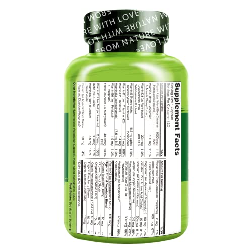 Male Energy Boosting Multivitamin - NATURELO 120 Capsules