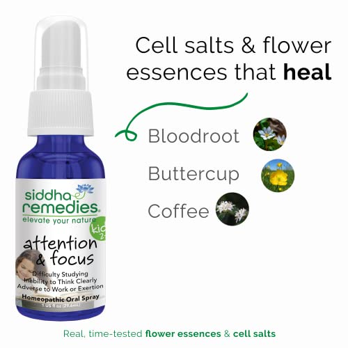 Siddha Kids Attention & Focus Homeopathic Remedy - 1oz