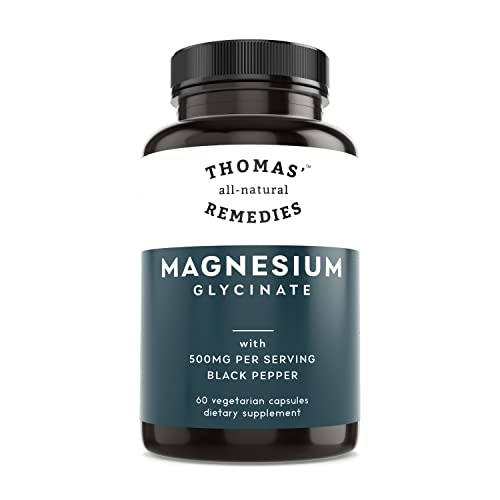 Magnesium Glycinate Supplements for Muscle Support - 60 Caps