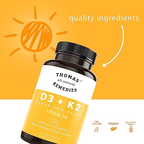 Thomas' D3 + K2 with MCT Oil Blend