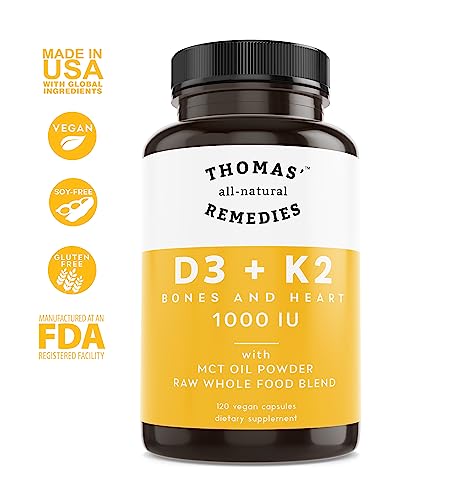 Thomas' D3 + K2 with MCT Oil Blend