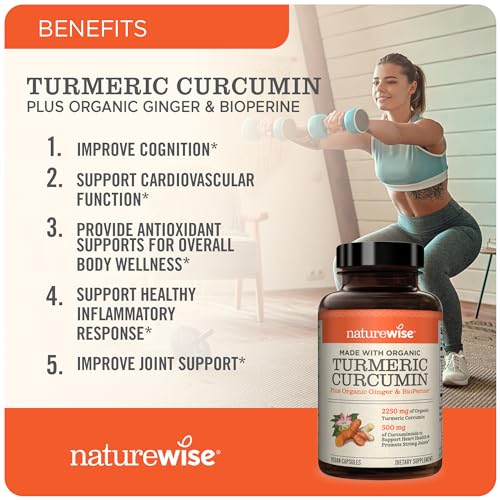 NatureWise Curcumin Turmeric 2250mg for Joint Support